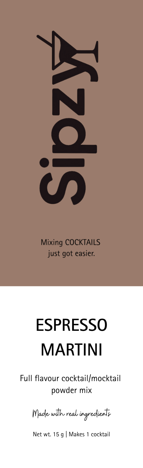 Espresso Martini Sipzy Cocktail Powder - 5 pack